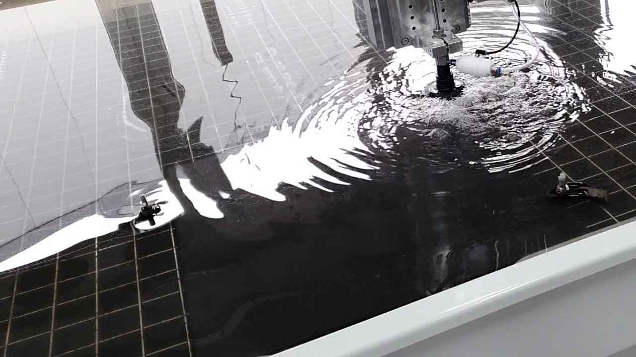 CNC wasserstrahlschneiden von Stahl CNC wasserstrahlschneiden von Stahl
