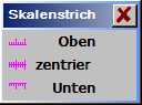 Skalenstrich erstellen- CAD - oben zentriert oder unten