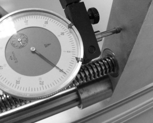 Test Umkehrspiel X Achse