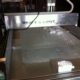 Eisblock auf Fräsmaschine Eisblock auf Fräsmaschine