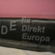 Werbeschild aus Plexiglas Werbeschild aus Plexiglas
